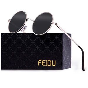 FEIDU retro polarized sunglasses